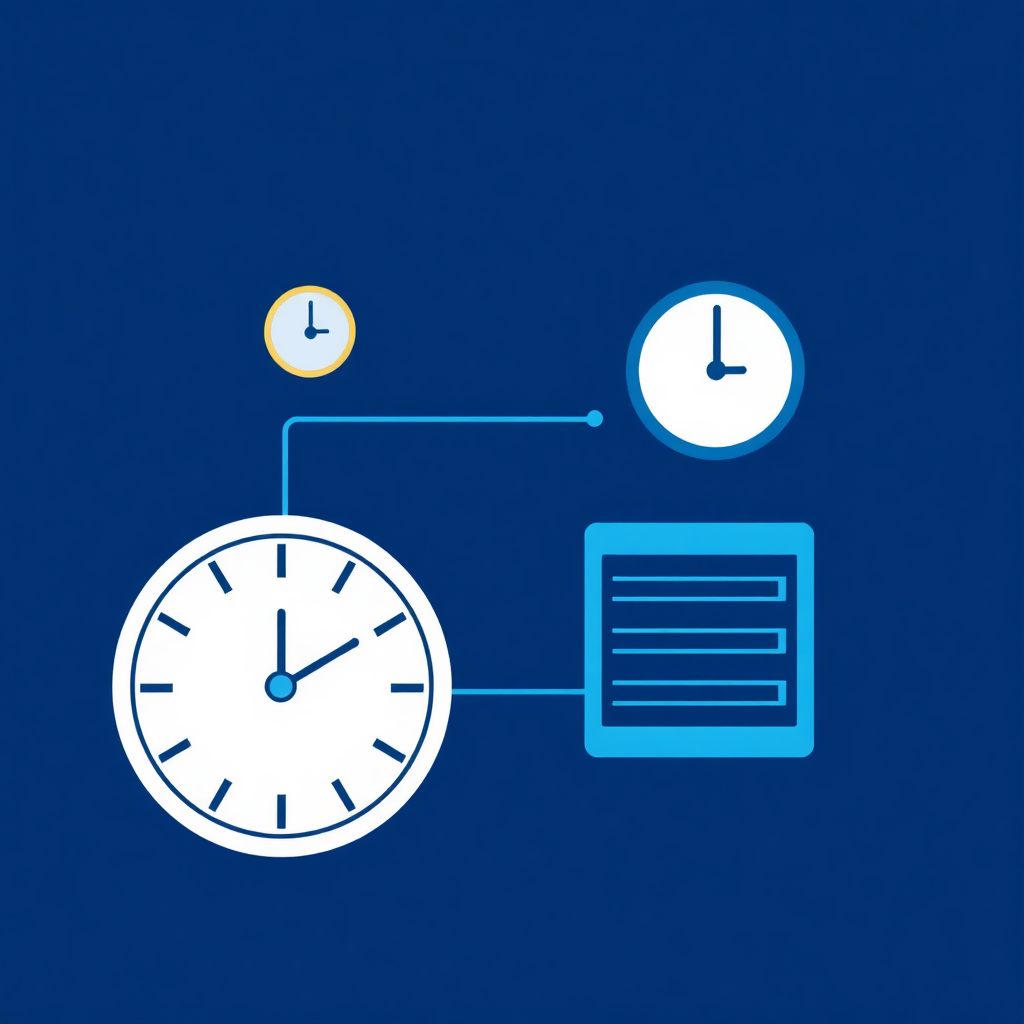 Cron job və Linux server automation mövzusunu göstərən modern tech cover şəkli