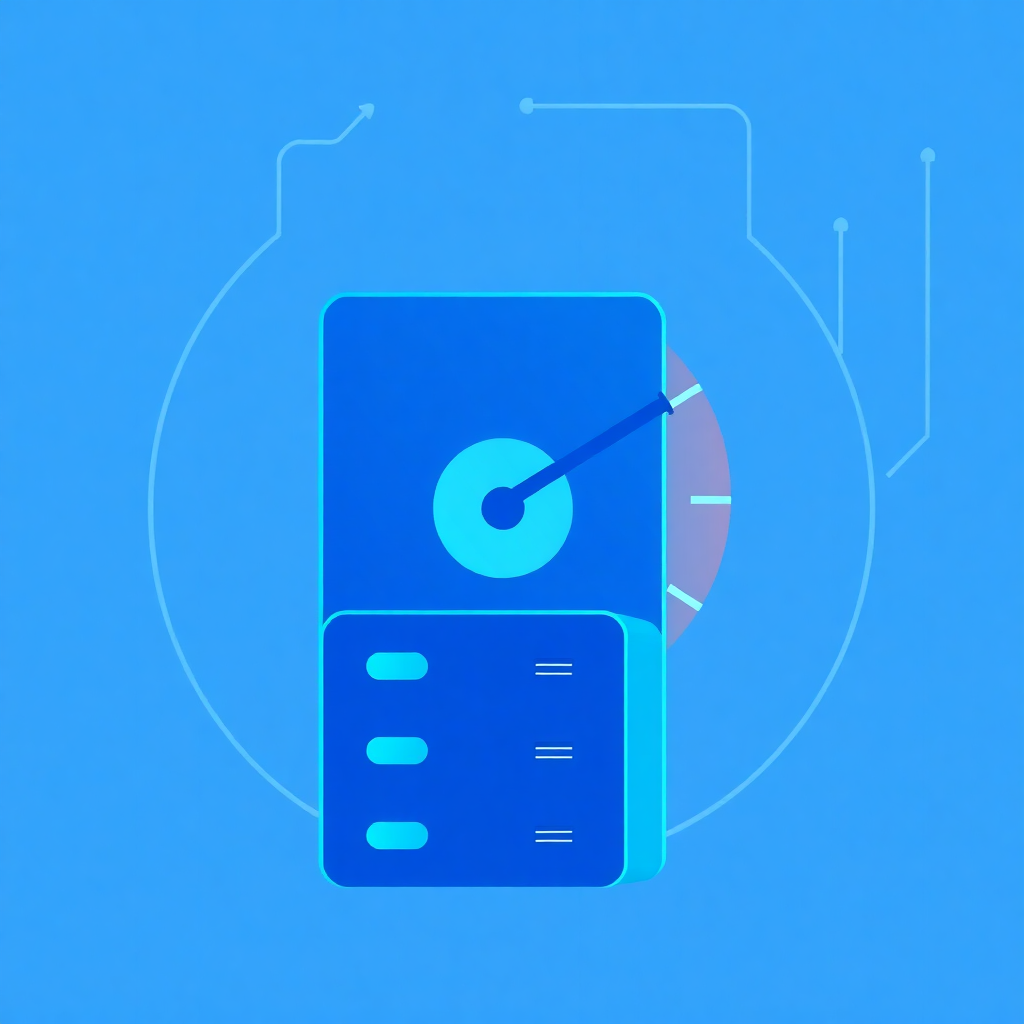 Disk quota və hosting storage limiti mövzusunu göstərən modern cover şəkli