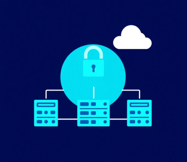 SSL offloading və reverse proxy HTTPS routing mövzusunu göstərən modern hosting cover şəkli