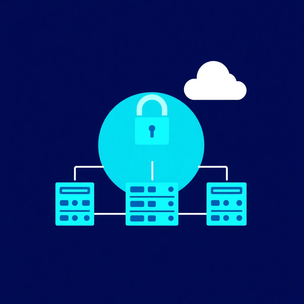 SSL offloading və reverse proxy HTTPS routing mövzusunu göstərən modern hosting cover şəkli