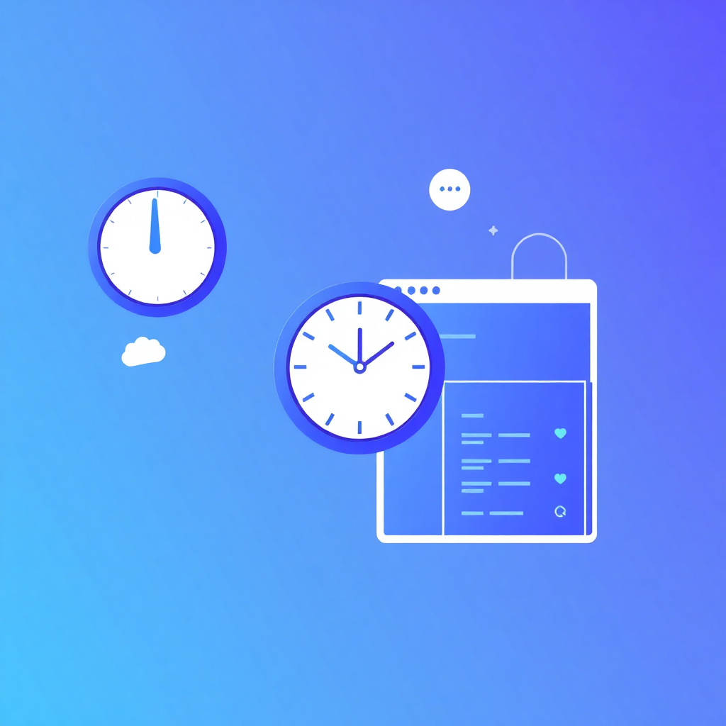 WP-Cron və WordPress planlanmış tapşırıqlar mövzusunu göstərən modern cover şəkli